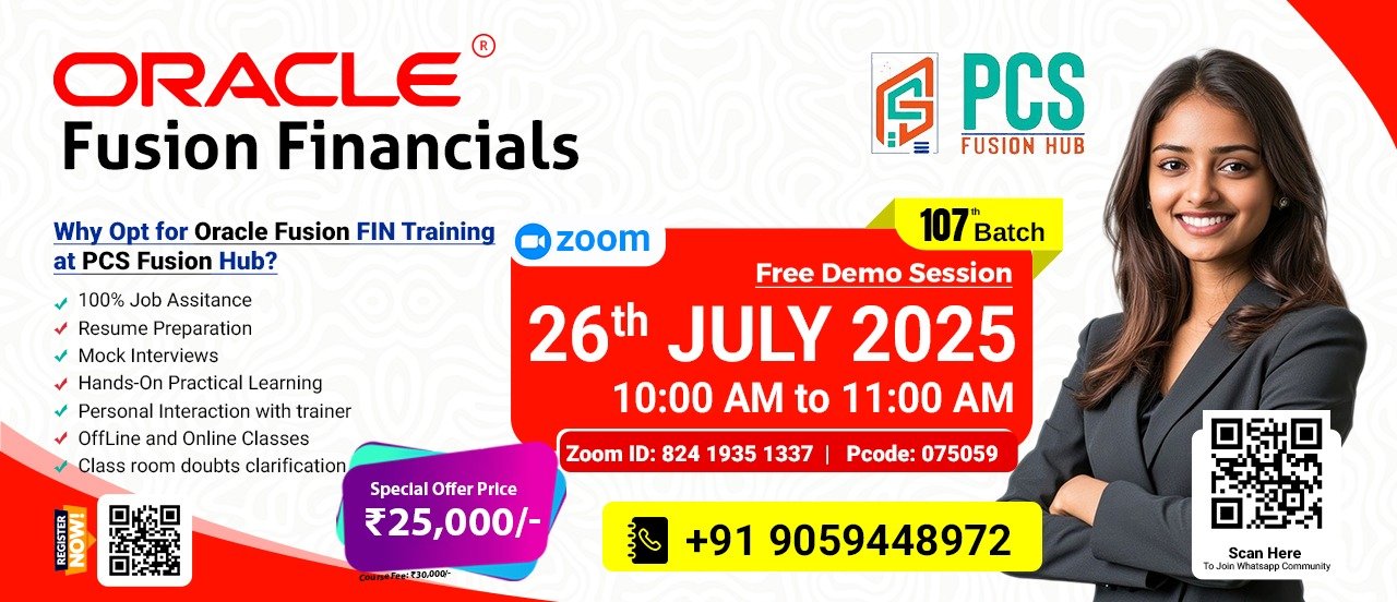 Oracle Fusion Financials