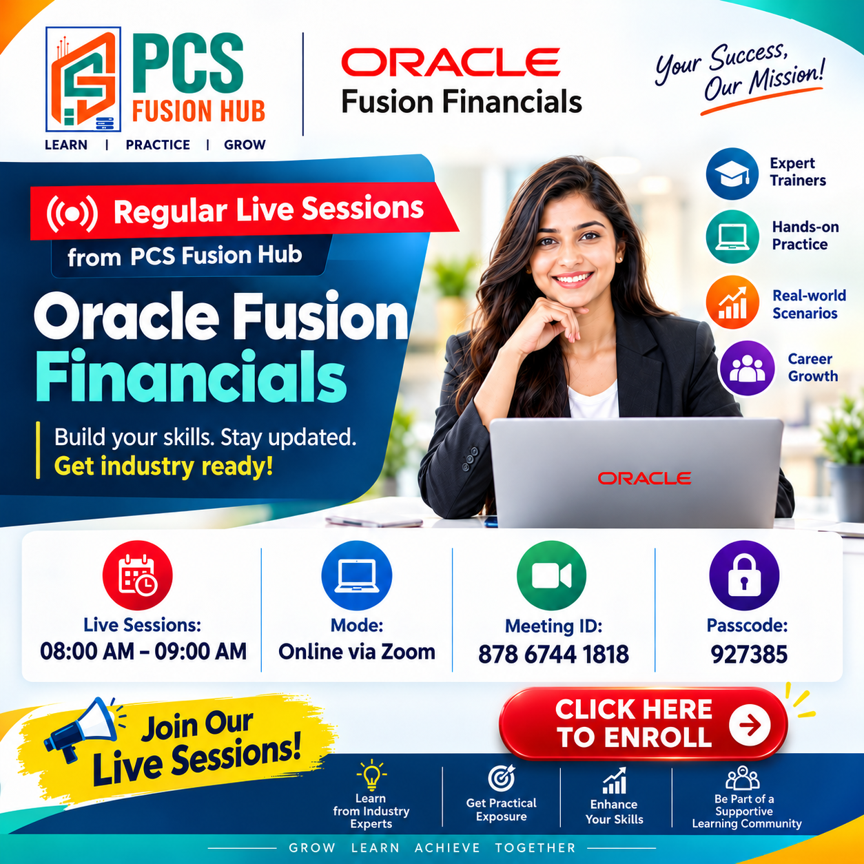 Oracle Fusion Financials Live Sessions